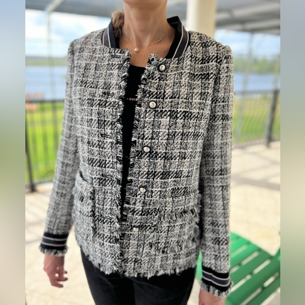 Karl Lagerfeld tweed blazer